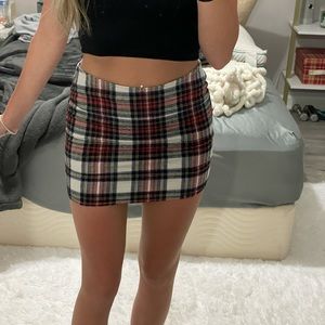 Plaid skirt